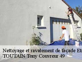 Nettoyage et ravalement de façade  etriche-49330 TOUTAIN Tony Couvreur 49