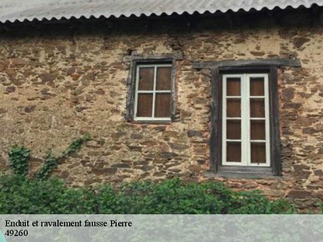 Enduit et ravalement fausse Pierre 49260