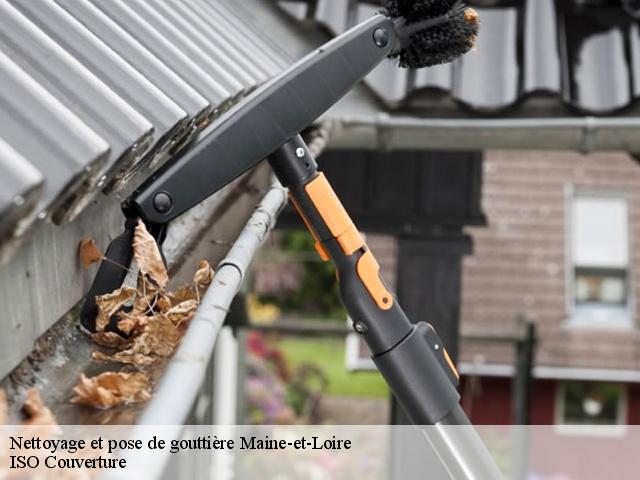 Nettoyage et pose de gouttière 49 Maine-et-Loire TOUTAIN Tony Couvreur 49