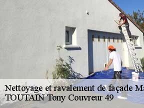 Nettoyage et ravalement de façade 49 Maine-et-Loire  TOUTAIN Tony Couvreur 49