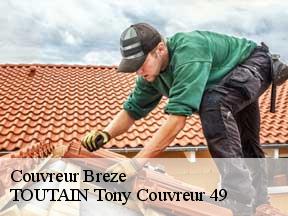 Couvreur  breze-49260 TOUTAIN Tony Couvreur 49