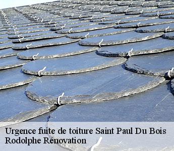 Urgence fuite de toiture  saint-paul-du-bois-49310 Rodolphe Rénovation