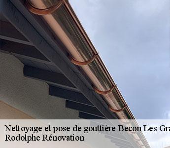 Nettoyage et pose de gouttière  becon-les-granits-49370 Rodolphe Rénovation