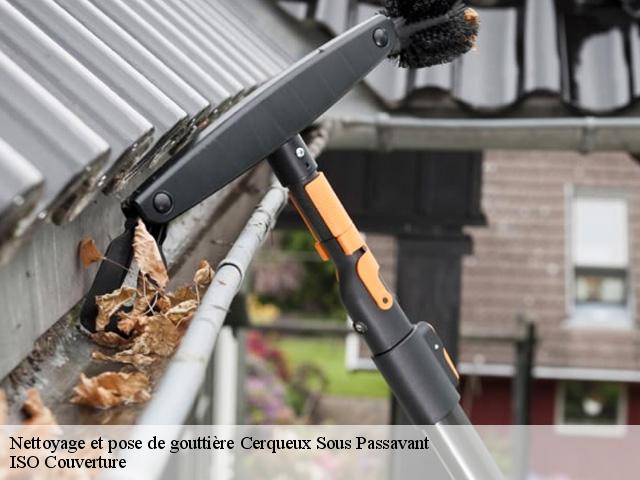 Nettoyage et pose de gouttière  cerqueux-sous-passavant-49310 TOUTAIN Tony Couvreur 49