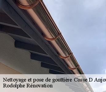 Nettoyage et pose de gouttière  cosse-d-anjou-49120 Rodolphe Rénovation