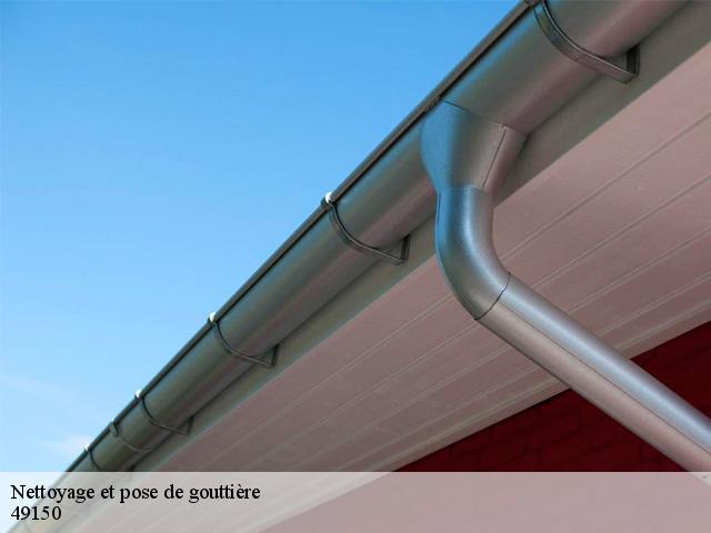 Nettoyage et pose de gouttière 49150
