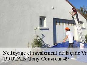 Nettoyage et ravalement de façade  vritz-49440 TOUTAIN Tony Couvreur 49