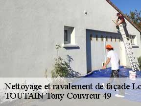 Nettoyage et ravalement de façade  longue-jumelles-49160 TOUTAIN Tony Couvreur 49