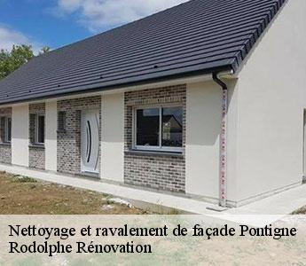 Nettoyage et ravalement de façade  pontigne-49150 Rodolphe Rénovation