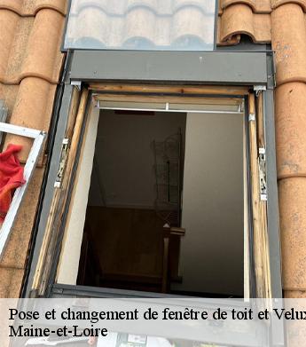 Pose et changement de fenêtre de toit et Velux Maine-et-Loire 