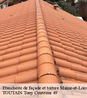 Etanchéite de façade et toiture 49 Maine-et-Loire  TOUTAIN Tony Couvreur 49