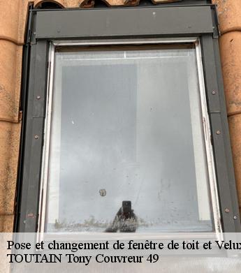 Pose et changement de fenêtre de toit et Velux  allonnes-49650 TOUTAIN Tony Couvreur 49