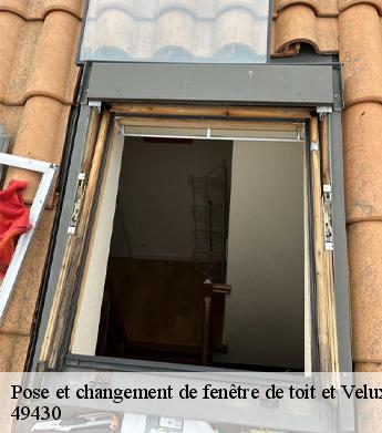 Pose et changement de fenêtre de toit et Velux  49430