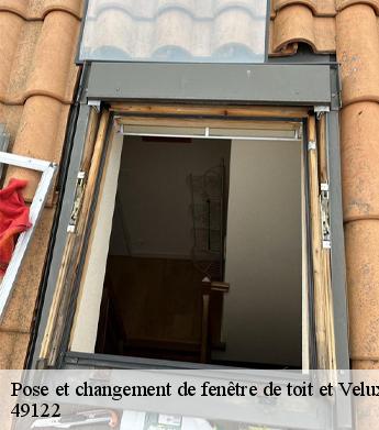 Pose et changement de fenêtre de toit et Velux  49122