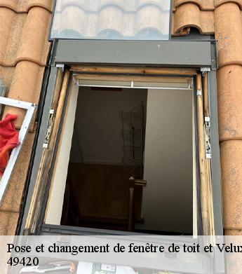 Pose et changement de fenêtre de toit et Velux 49420