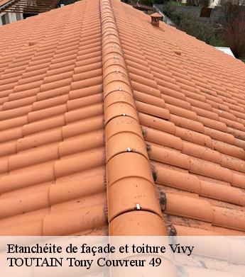 Etanchéite de façade et toiture  vivy-49680 TOUTAIN Tony Couvreur 49