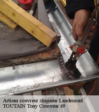 Artisan couvreur zingueur  landemont-49270 TOUTAIN Tony Couvreur 49