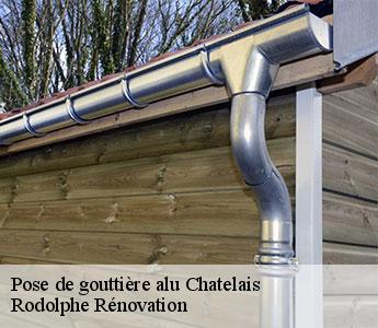 Pose de gouttière alu  chatelais-49520 Rodolphe Rénovation