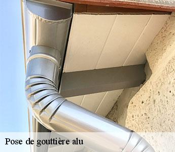 Pose de gouttière alu