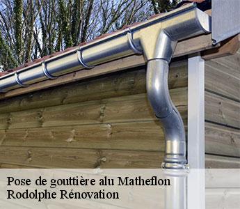 Pose de gouttière alu matheflon-49140 Rodolphe Rénovation